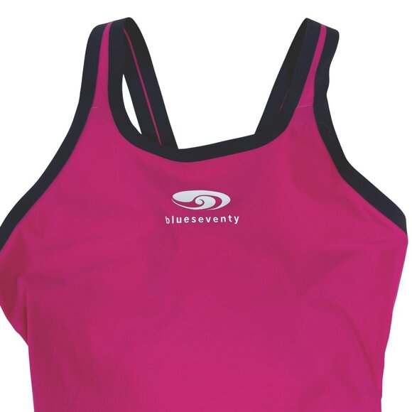 W22 BlueSeventy Nerofit Kneeskin Pink Competition Swimsuit Blue70 - Picture 4 of 11